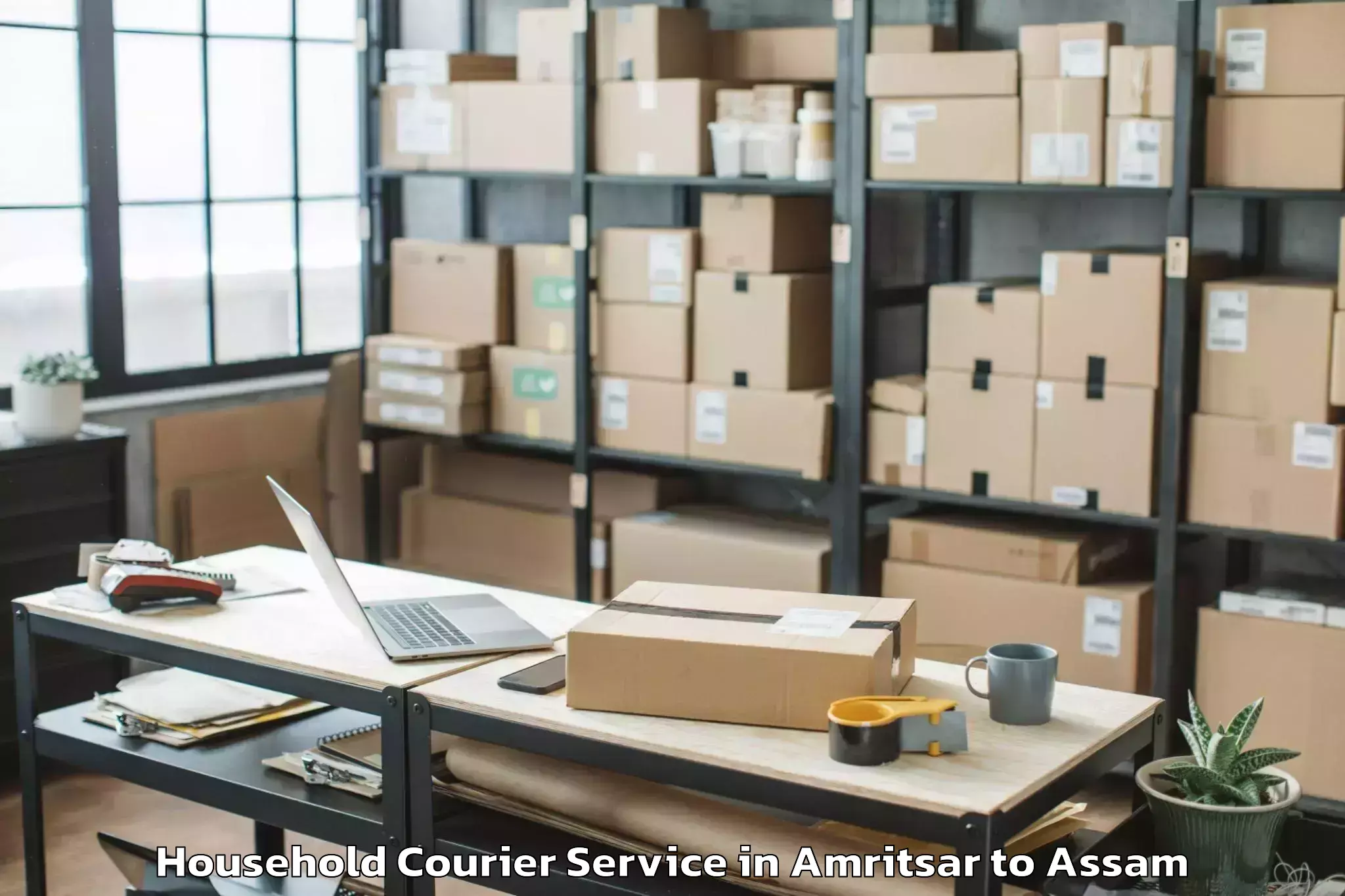 Easy Amritsar to Mangaldai Household Courier Booking